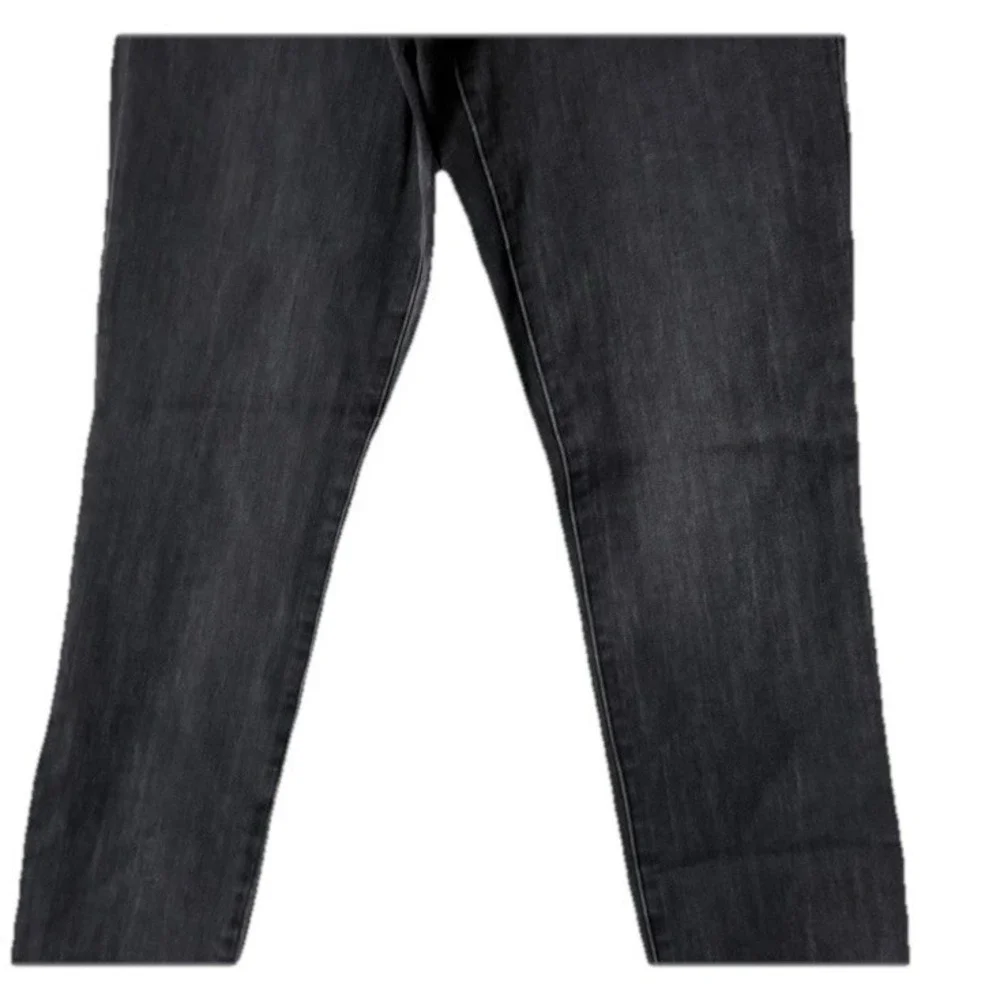 NWT Express Skinny Mid Rise Womens Stretch Black Flexx Jeans Denim Size M 6/8/10 - Picture 3 of 11